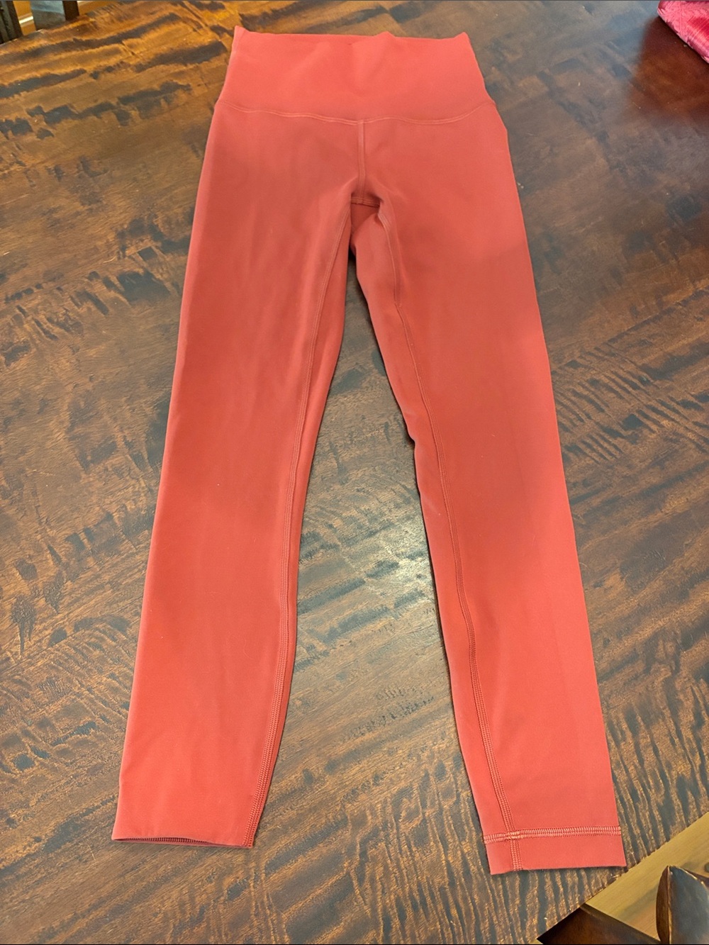 lululemon athletica High-Waist Rust-Orange Leggings size 4